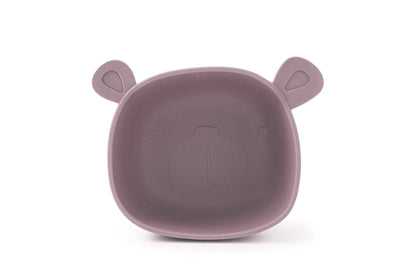 Esslernschüssel Lili the Bear Silikon  Plum