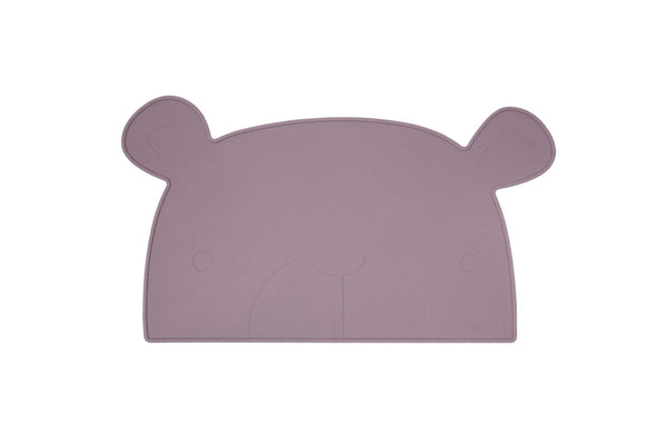 Placemat Lili the Bear Silicone Plum