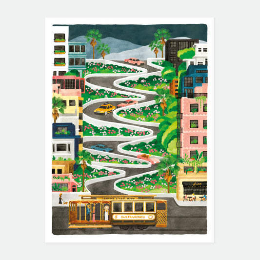 Lombard Street - Poster