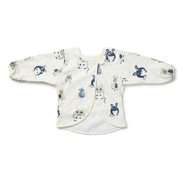 Forest Mouse long sleeve bib