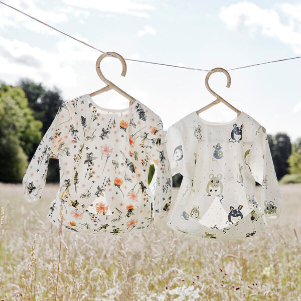MEADOW BLOSSOM long sleeve bib