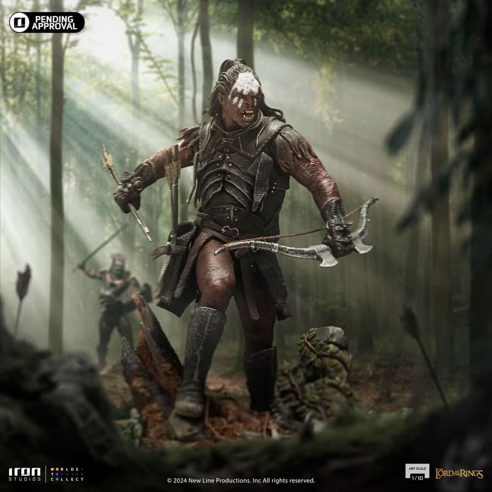 Statue Lurtz Uruk-Hai Leader - The Lord of the Rings - Art Scale 1/10 - The Fellowship of the Ring
