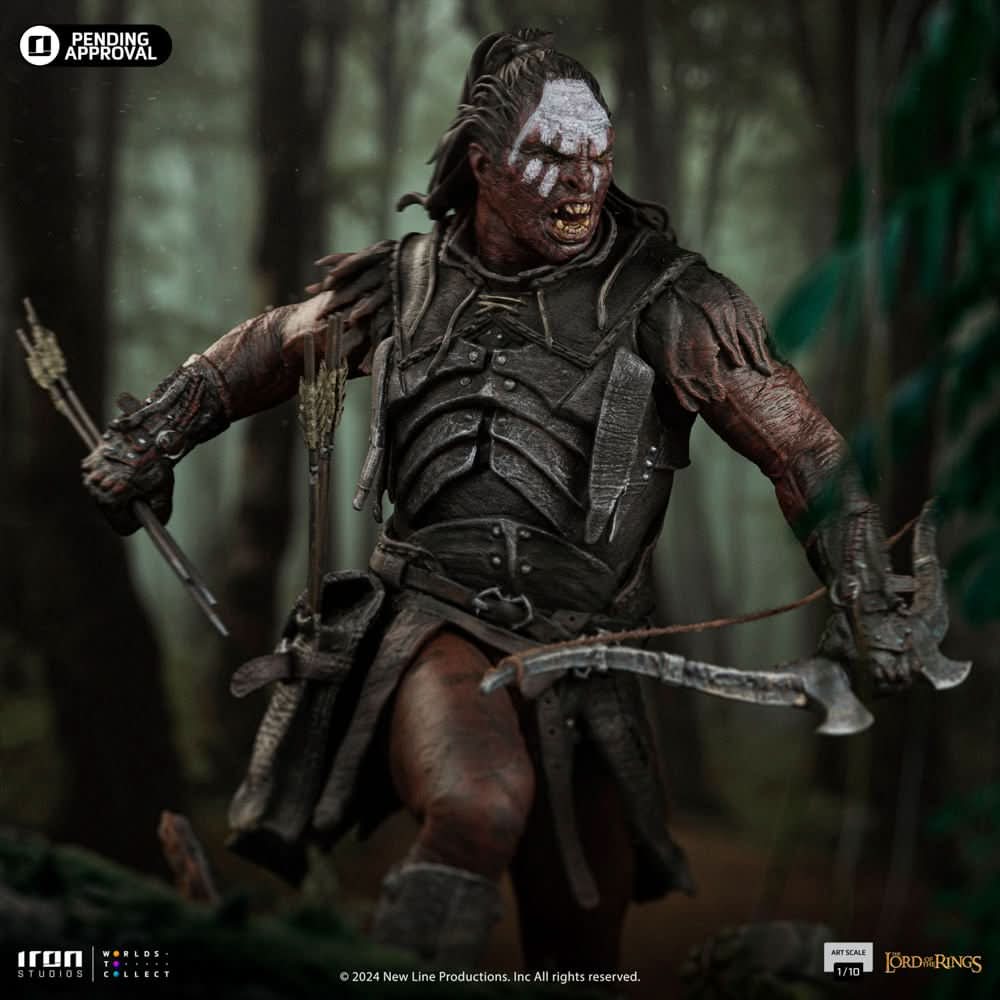 Statue Lurtz Uruk-Hai Leader - The Lord of the Rings - Art Scale 1/10 - The Fellowship of the Ring