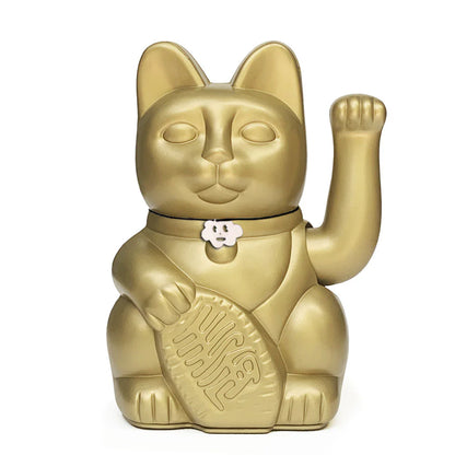 Chat Chanceux Or