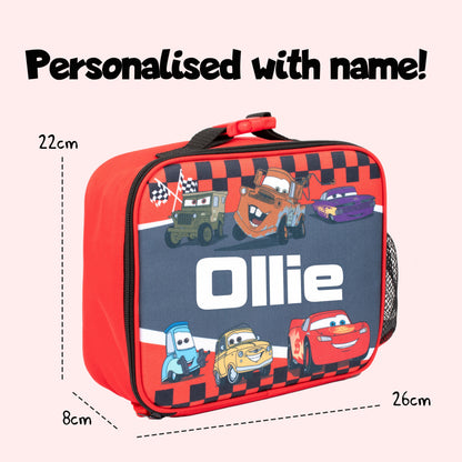Personalized Lunch Bag - Disney Cars