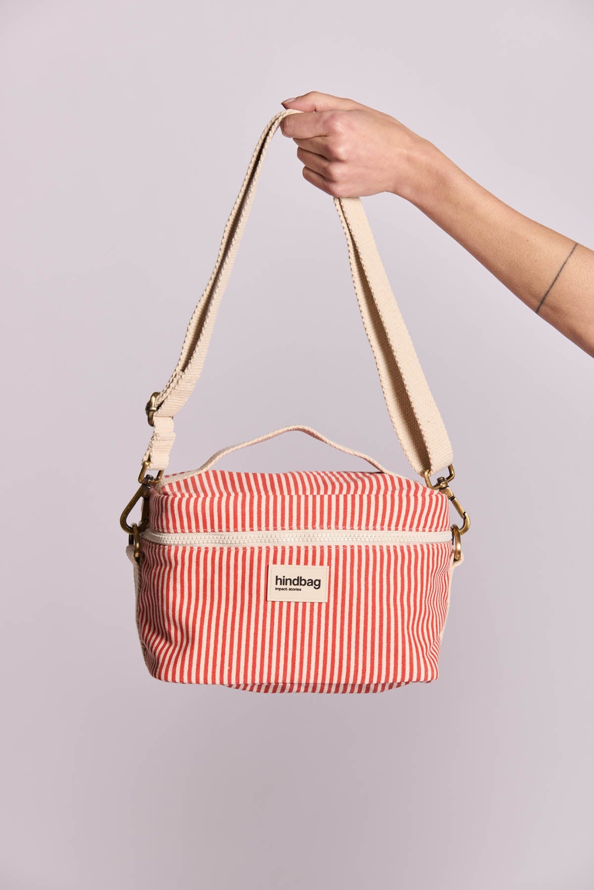 Lunch bag Igor Rayures rouge