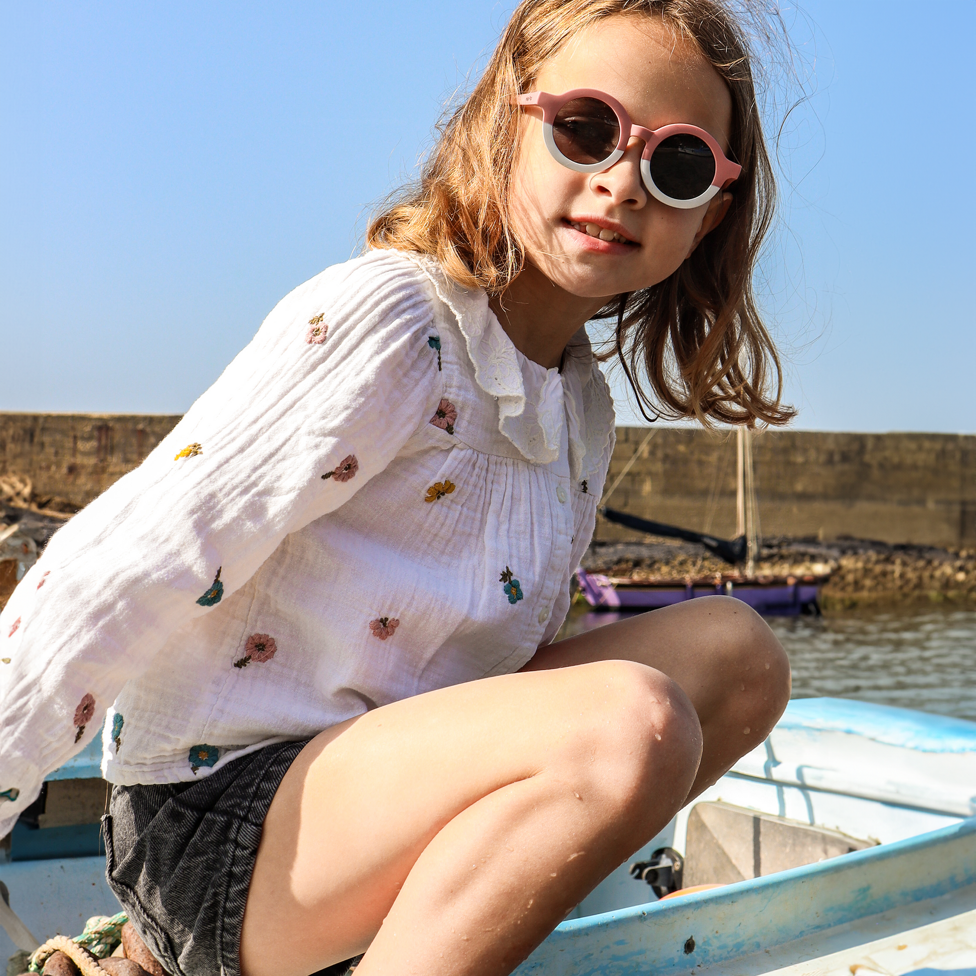Lunettes de soleil Enfant Hop'Pop – CAT 3 – Bicolore