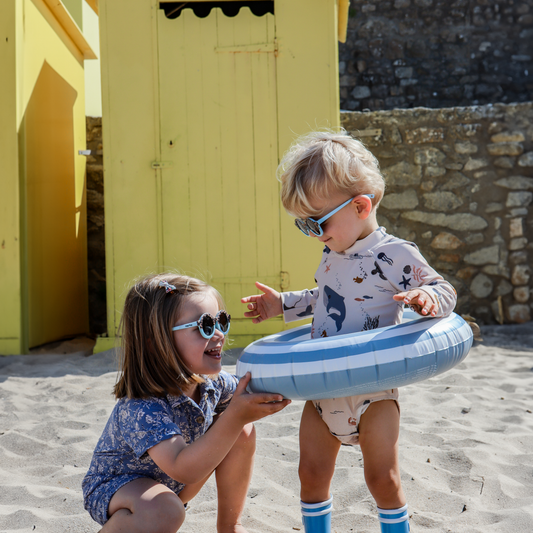 Lunettes de soleil Bébé Hop'Pop – CAT 4 – Léopard Bleu