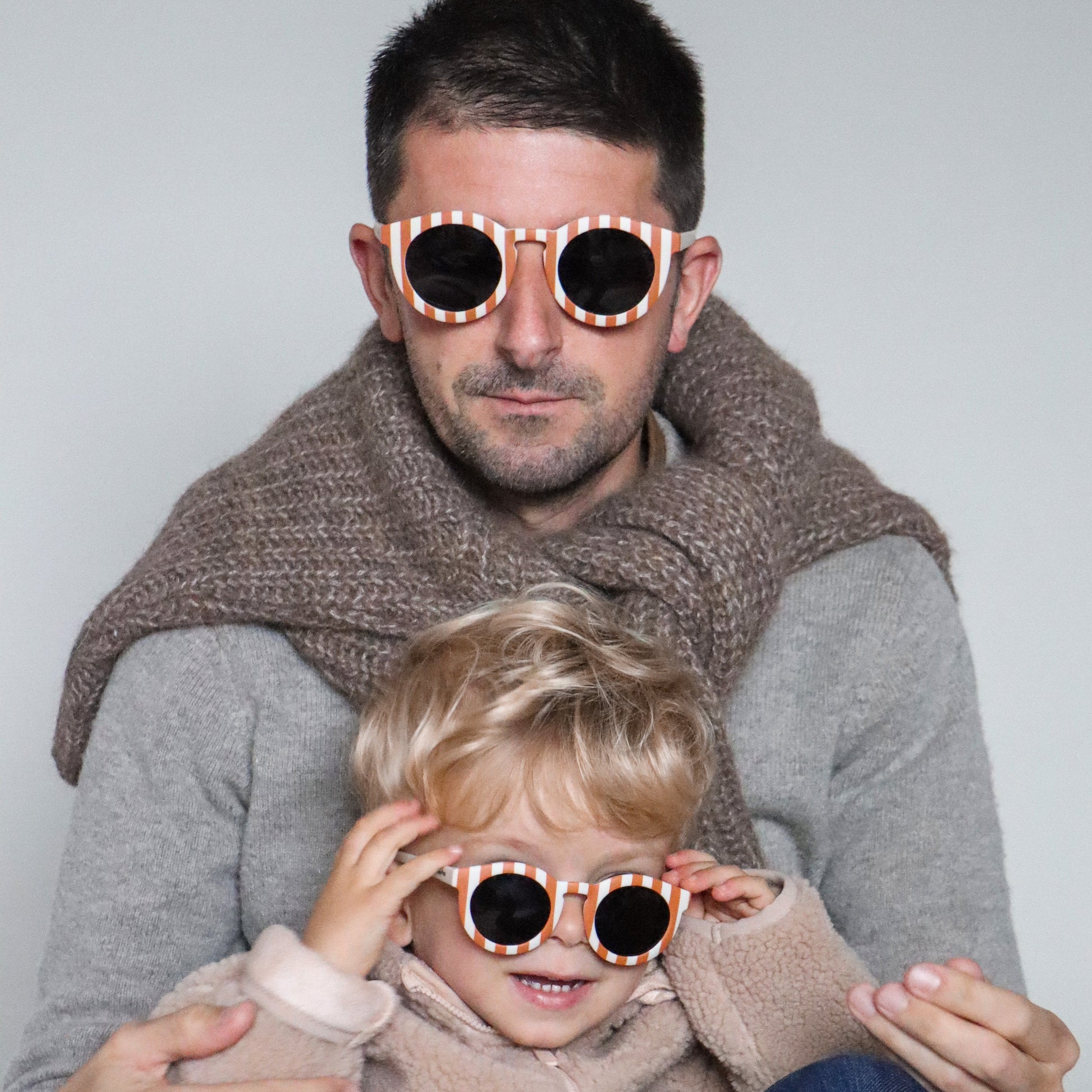 Lunettes de soleil Adulte Hop'Pop – Matchy Rayé