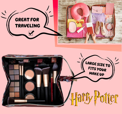 Personalized Harry Potter Make Up Bag - Burgundy