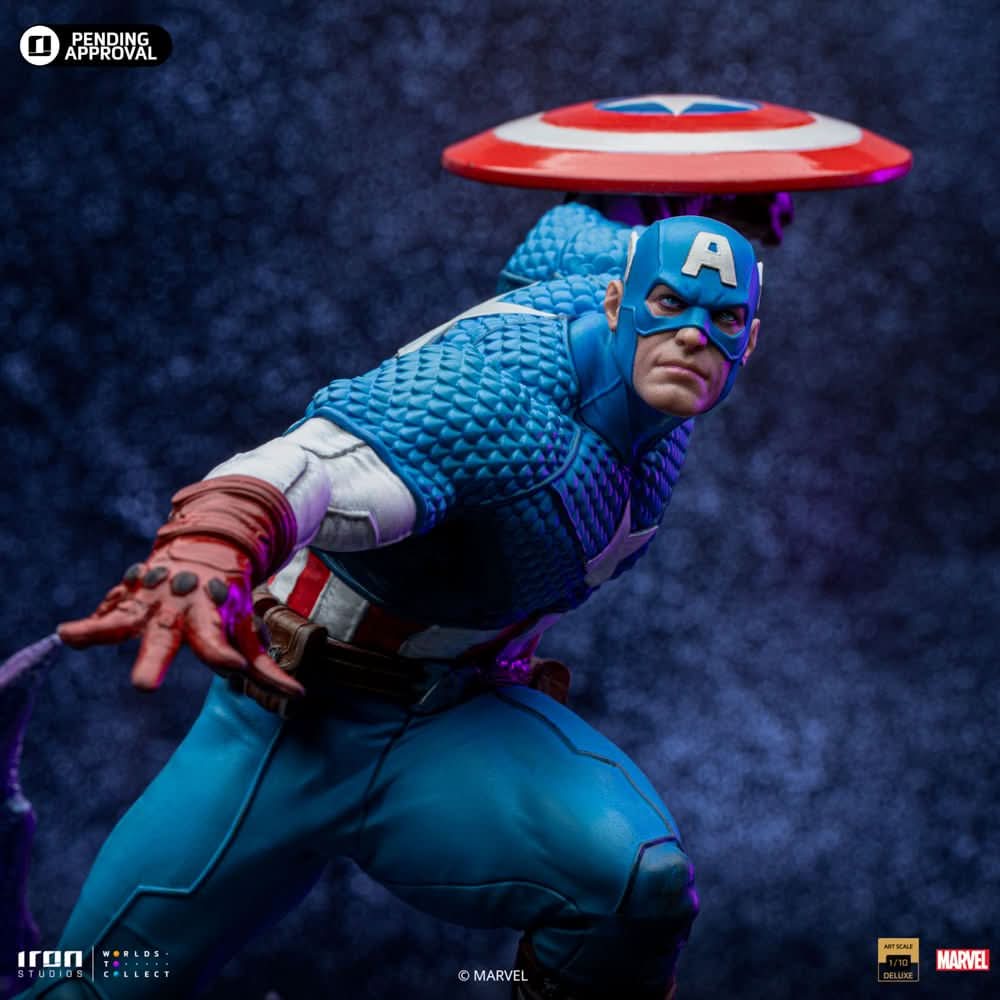 Statue Captain America Deluxe - Infinity Gauntlet Diorama - BDS Art Scale 1/10 - Marvel Comics