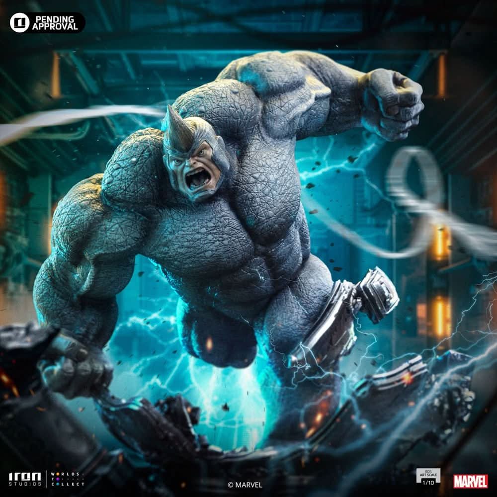 Rhino Statue - Spider-Man vs Villains Diorama - BDS Art Scale 1/1/10 - Marvel Comics