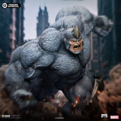 Rhino Statue - Spider-Man vs. Villains Diorama - BDS Art Scale 1/10 - Iron Studios