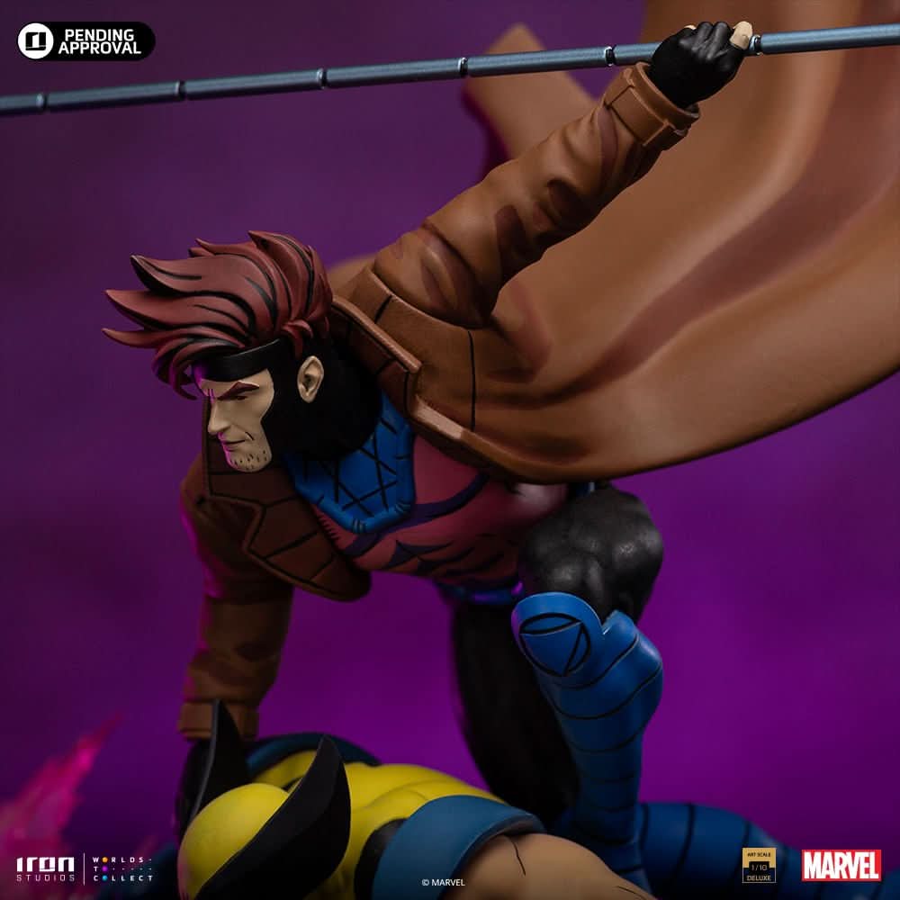 Gambit and Wolverine Statue - X-Men 97 - Art Scale 1/10 - Iron Studios