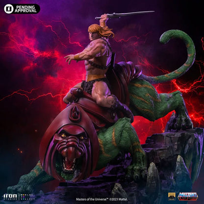 He-Man and Battle Cat Statue - Masters of the Universe - Art Scale 1/10 - Iron Studios