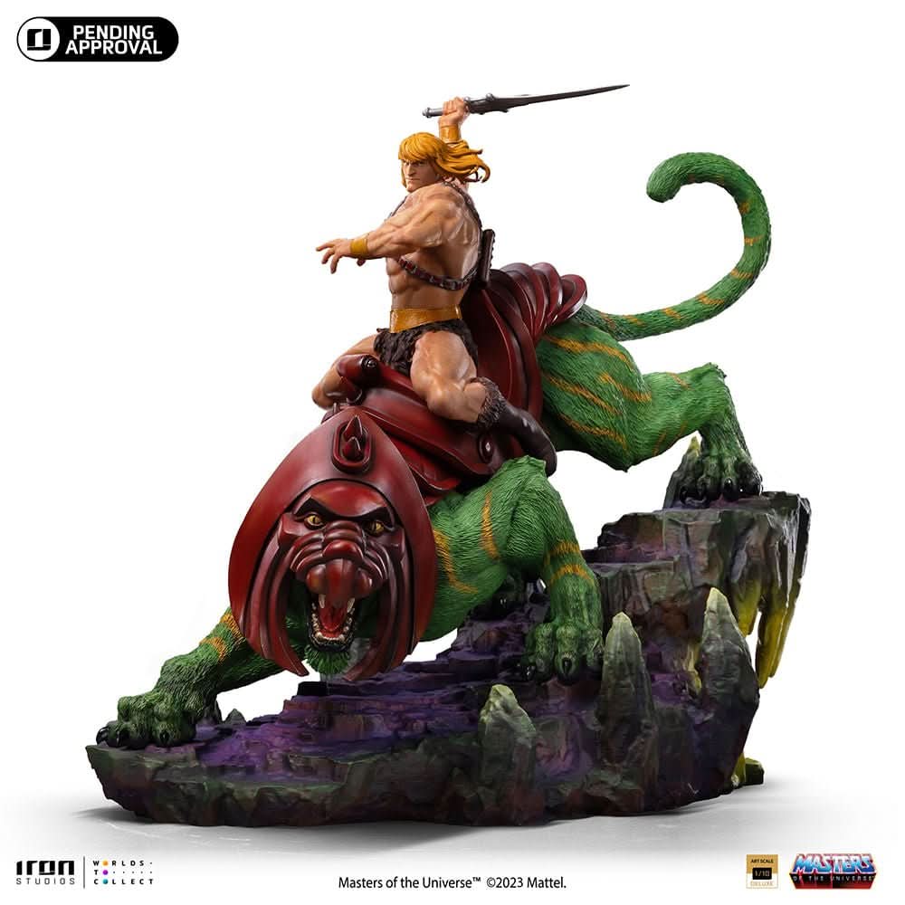 He-Man and Battle Cat Statue - Masters of the Universe - Art Scale 1/10 - Iron Studios