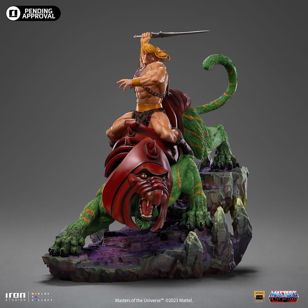 He-Man and Battle Cat Statue - Masters of the Universe - Art Scale 1/10 - Iron Studios