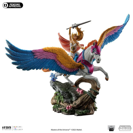 She-Ra and Swift Wind Statue - Masters of the Universe - Art Scale 1/1/10 - Iron Studios