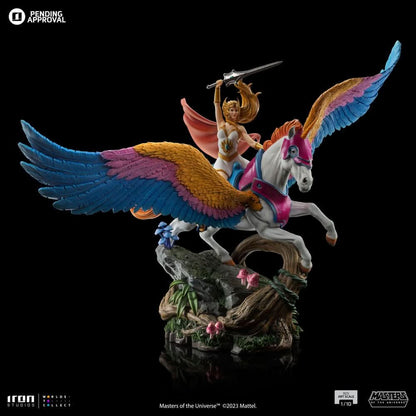 She-Ra and Swift Wind Statue - Masters of the Universe - Art Scale 1/1/10 - Iron Studios