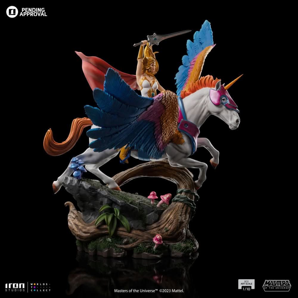 She-Ra and Swift Wind Statue - Masters of the Universe - Art Scale 1/1/10 - Iron Studios