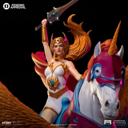 She-Ra and Swift Wind Statue - Masters of the Universe - Art Scale 1/1/10 - Iron Studios