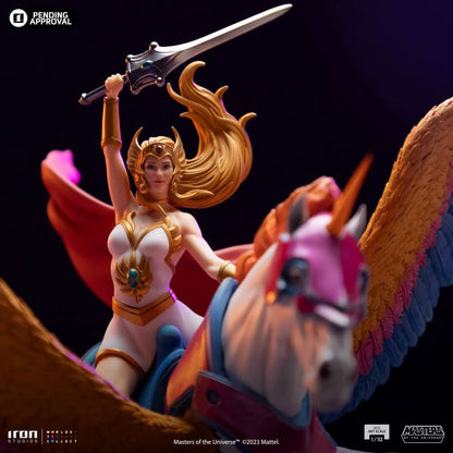 She-Ra and Swift Wind Statue - Masters of the Universe - Art Scale 1/1/10 - Iron Studios