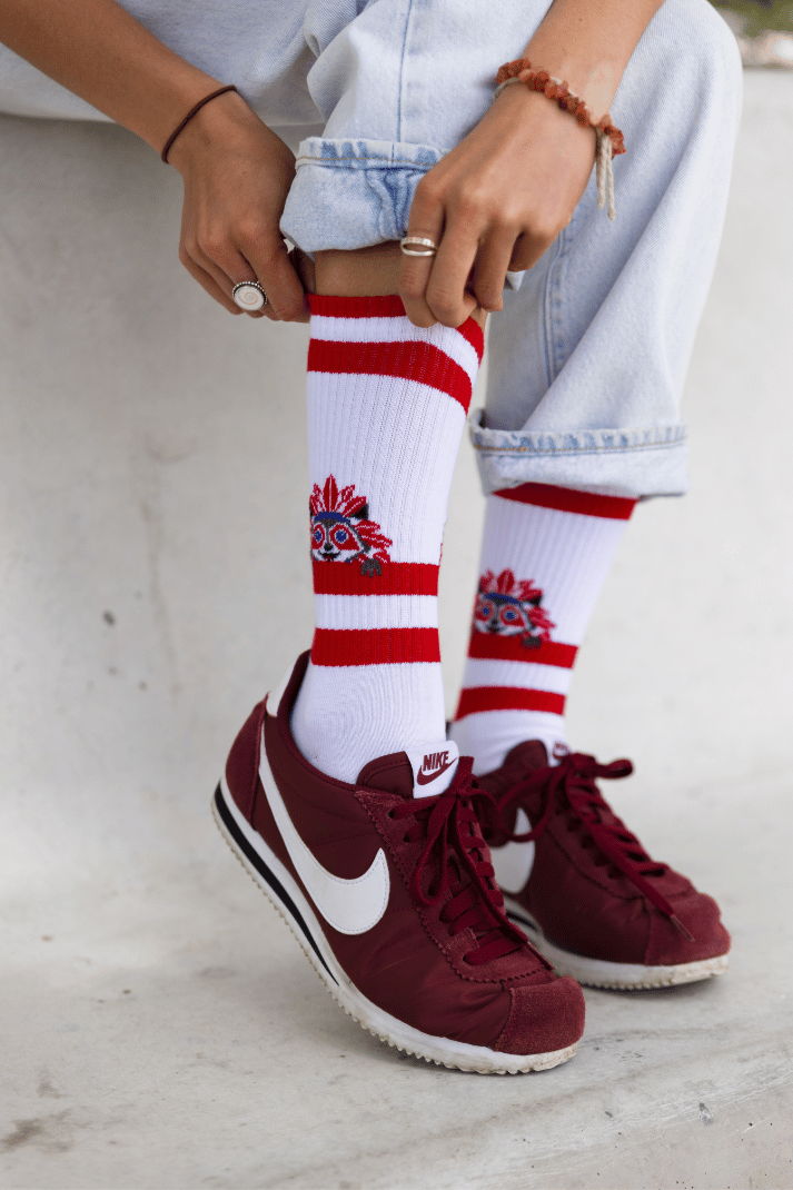 Chaussettes Atlético de Madrid « Indi » – Rayures - Chulé