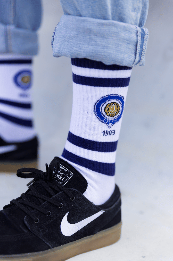 Chaussettes Atlético de Madrid « Premier Blason » – Blanc