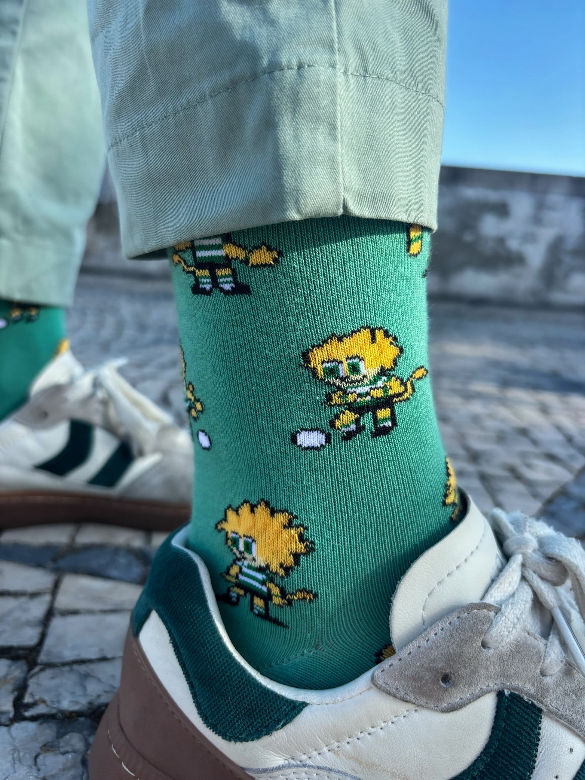 Chaussettes Sporting CP « Jubas » – Menthe - Chulé