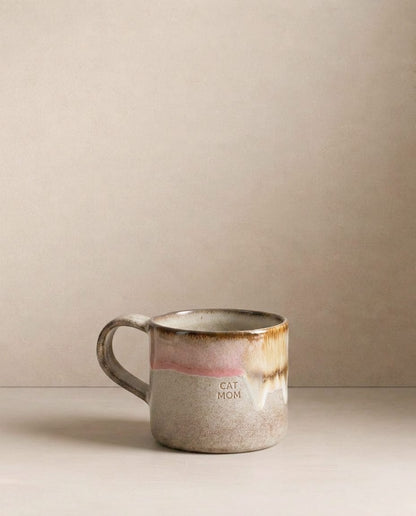 Melting Ice Cream Mug 360ml Cat Mom