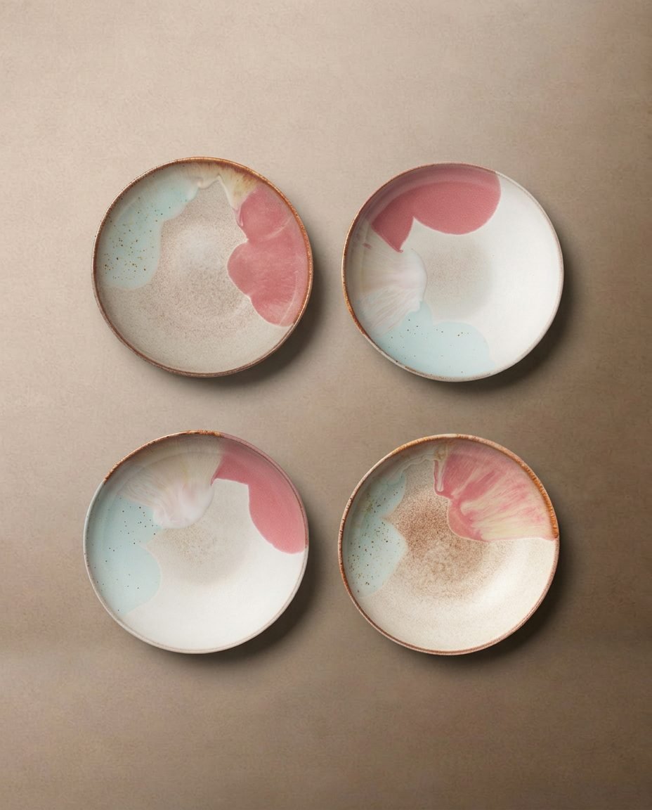 Melting Ice Cream Pasta Plate 22cm