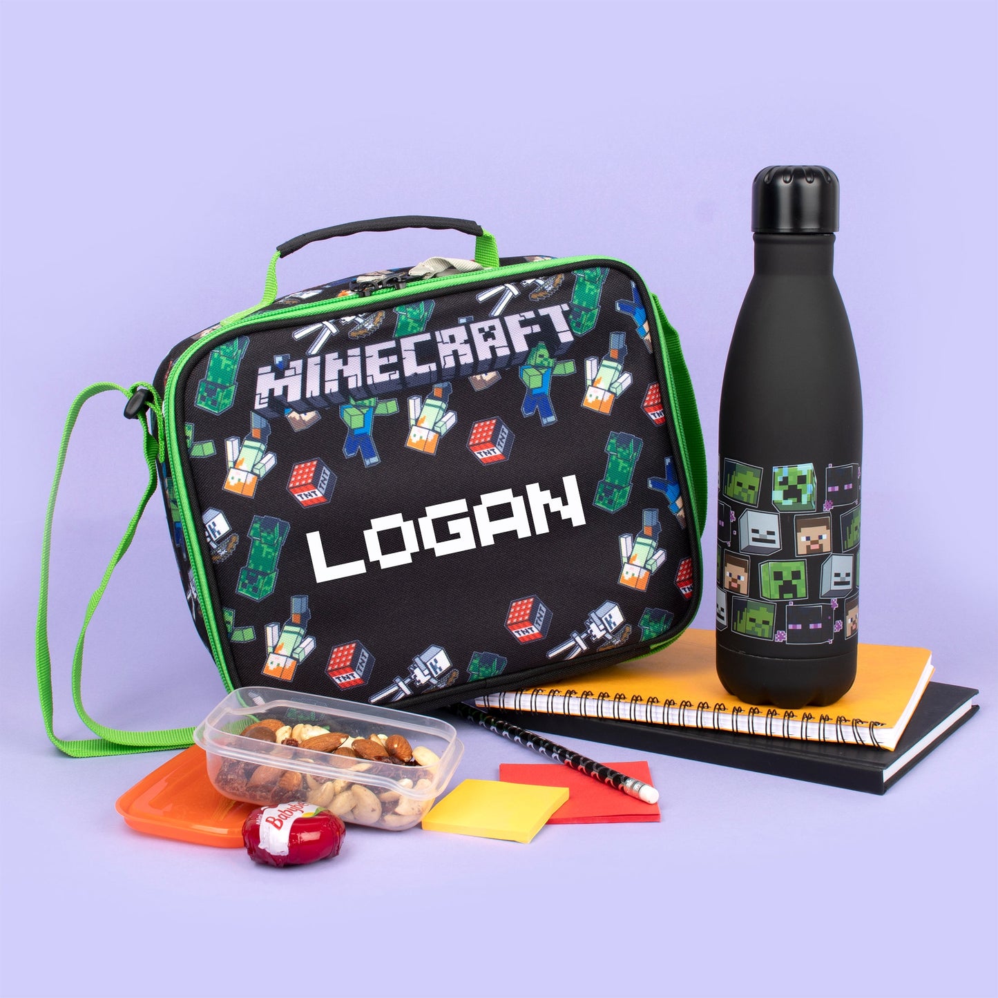 MINECRAFT Personalized Lunch Bag - Minecraft World
