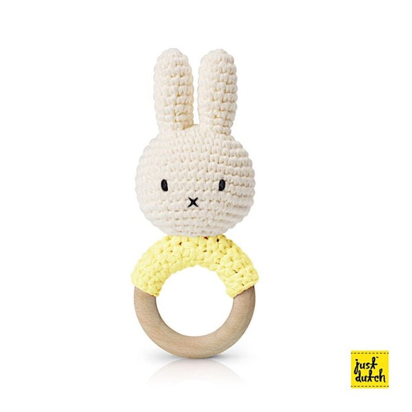 Hochet en Crochet Miffy - Lilas