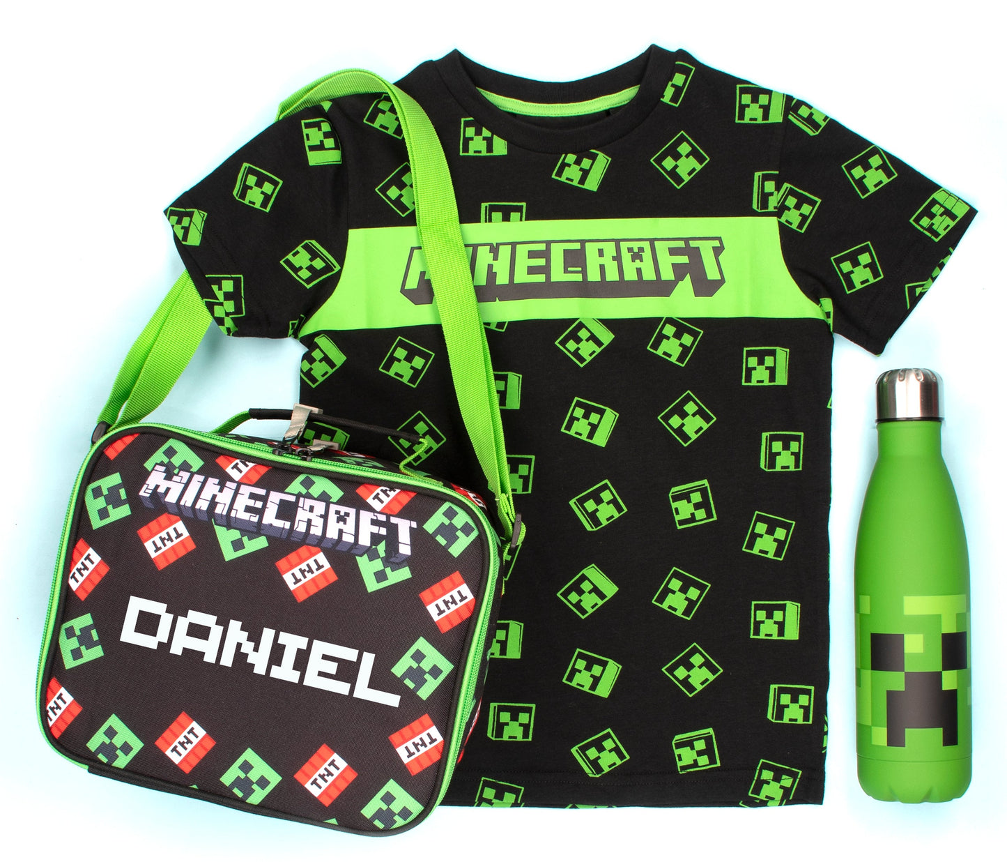 MINECRAFT Personalized Lunch Bag - TNT/Creeper