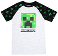 T-shirt Minecraft – Creeper T-shirt – gris