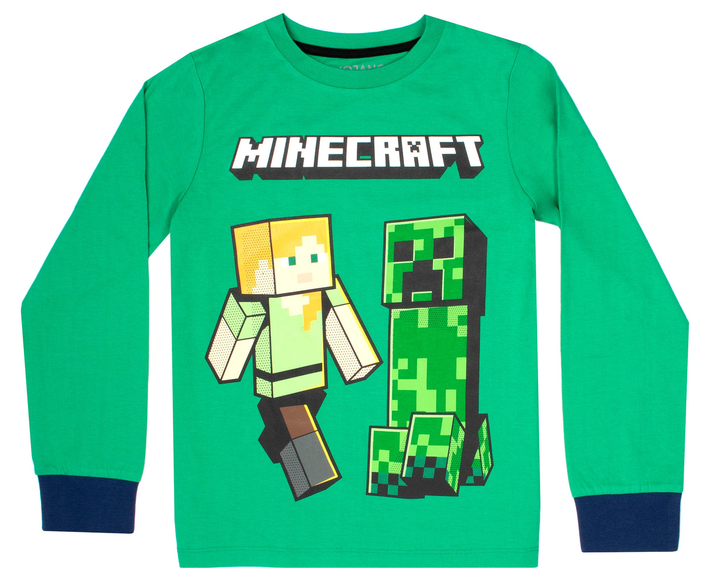 Minecraft Pyjamas – vert & bleu