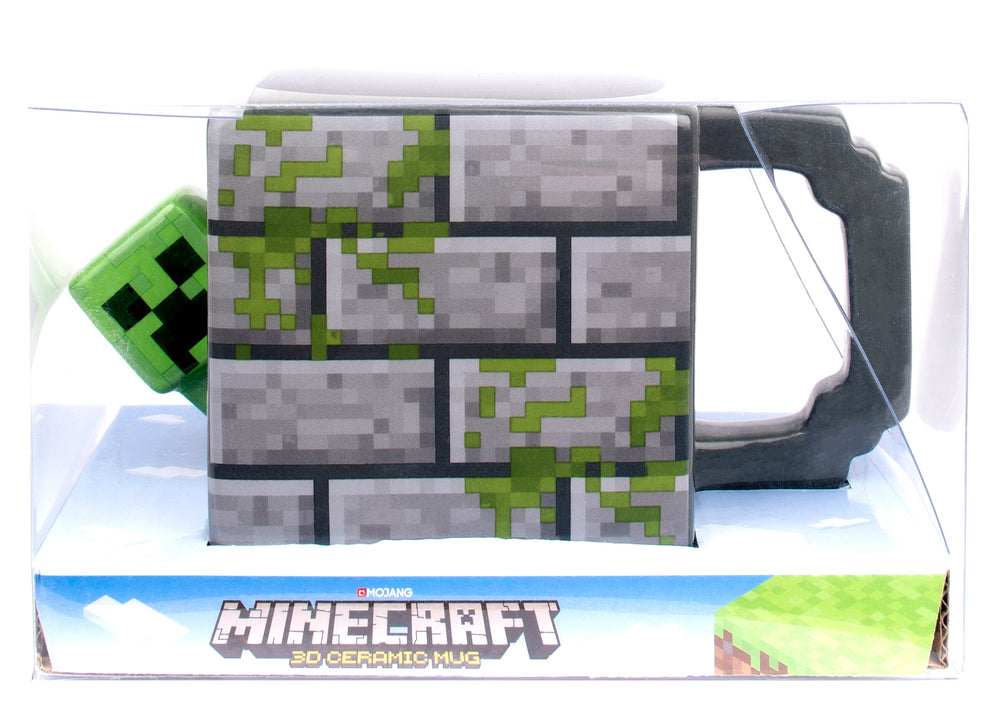 Mug Minecraft gris en céramique – 650 ml