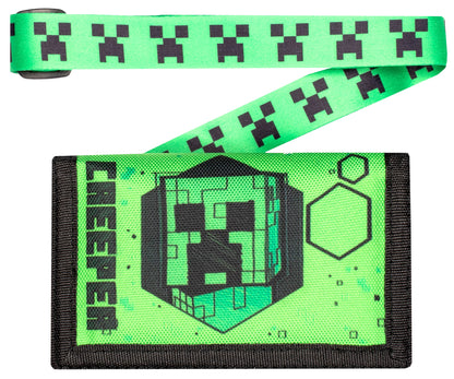 Minecraft enfant Portefeuille – vert Creeper