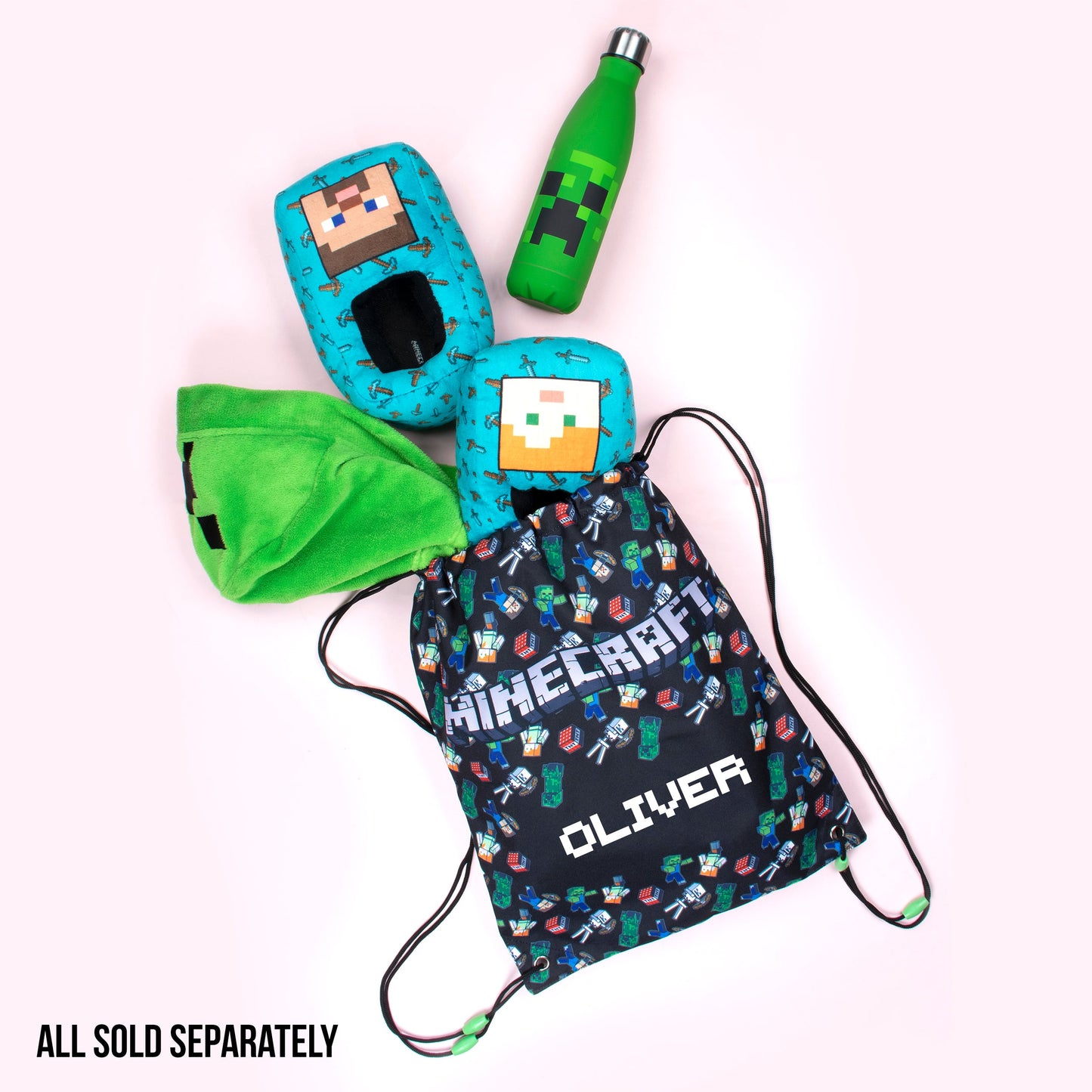 Minecraft 3D Chaussons – Alex and Steve