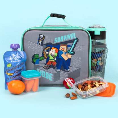 Minecraft Bottle avec paille 700ml – Steve & Alex