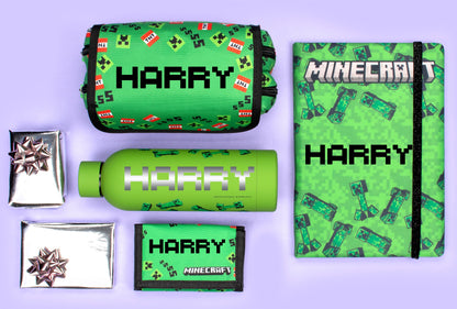 MINECRAFT Personalized Stainless Steel Bottle - Green
