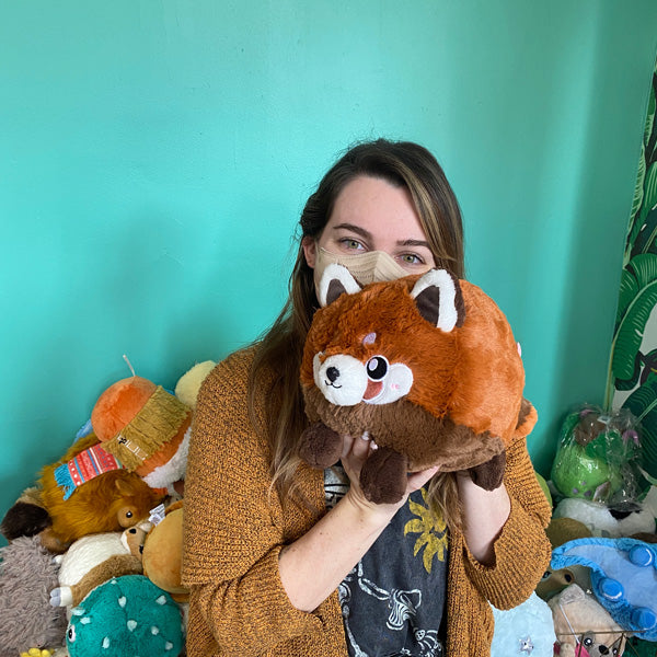 Peluche Mini Squishable – Bébé Panda Roux