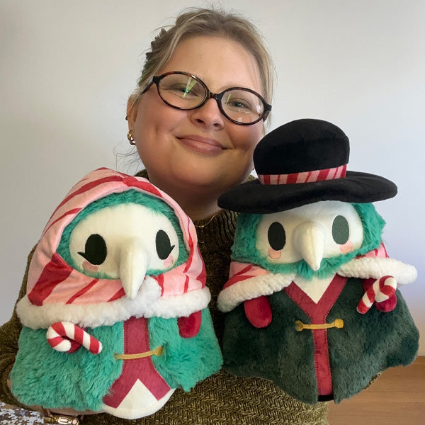 Duo Mini Squishable – Docteur et Infirmière de la Peste – Menthe Poivrée