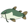 Mini Peluche Squishable – Poisson-Chat de Rivière