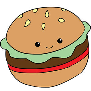 Peluche Mini Comfort Food – Hamburger