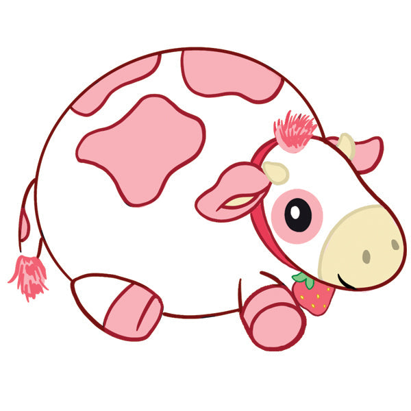 Mini Squishable Strawberry Cow