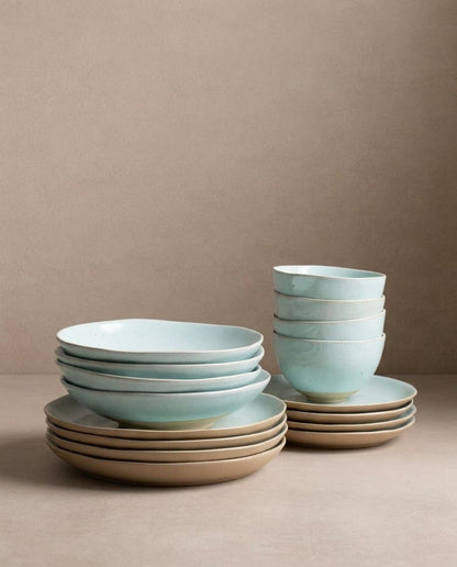 Service de table Minted en grès – 16 pièces