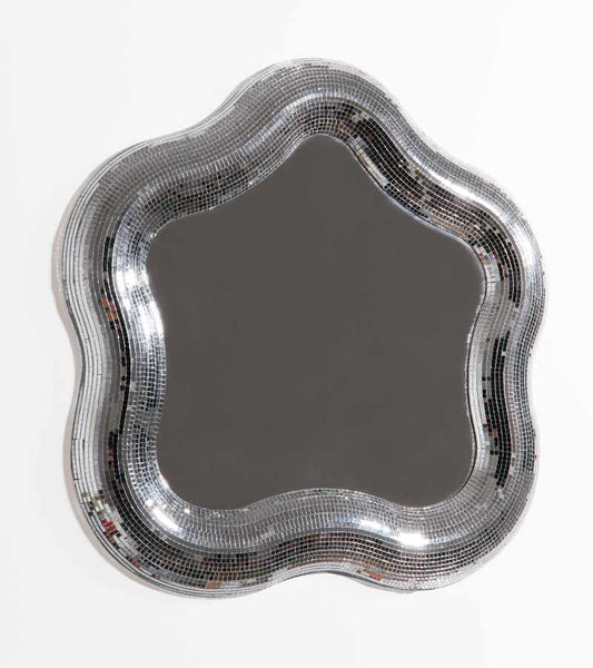 Disco flower mirror