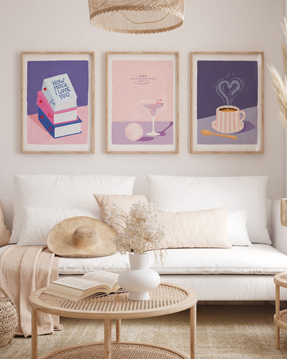 Love Coffee - Poster