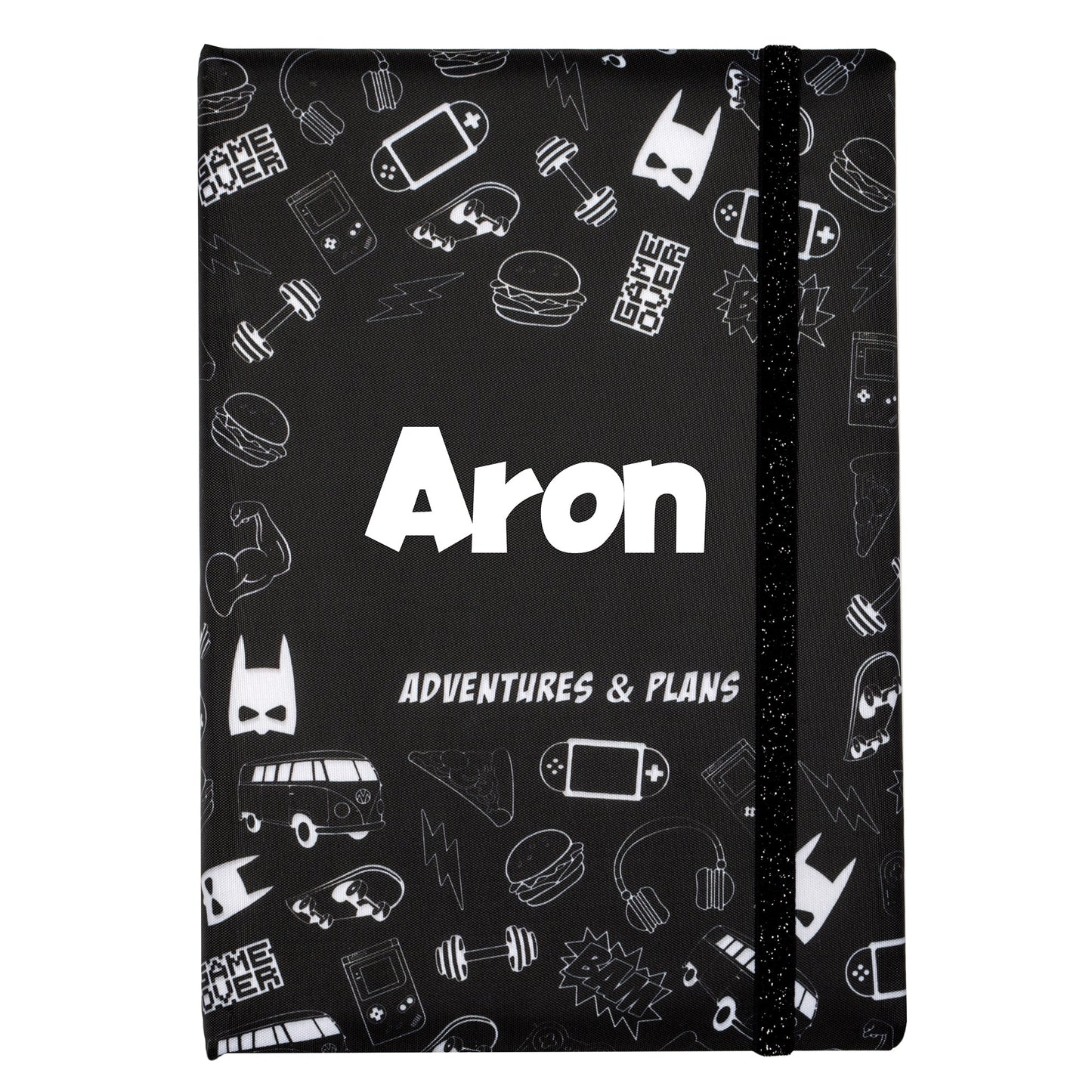 Personalized Notebook - Monochrome Boy